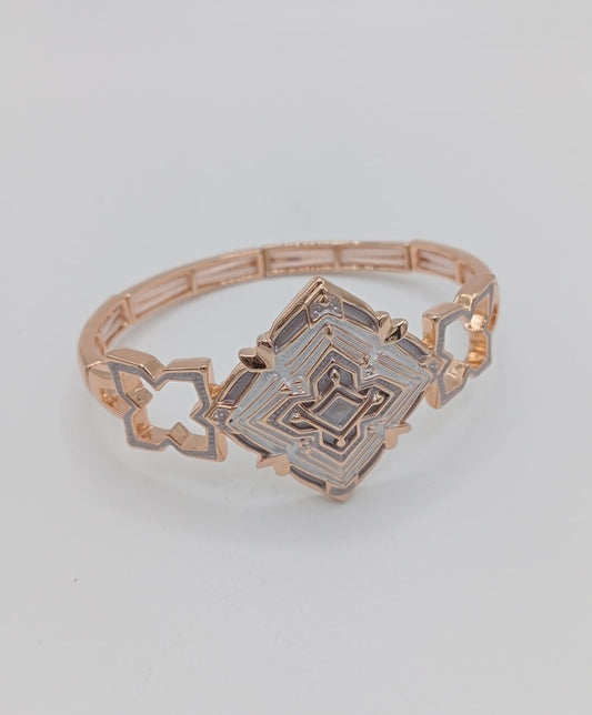 BRACCIALE ROMBO FIORE - ETHNIC CHIC - ALEXARTE