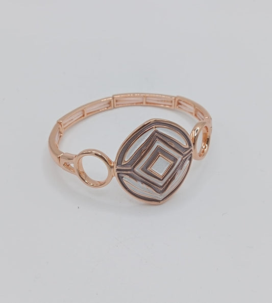 BRACCIALE ROMBO OVALE - ETHNIC CHIC - ALEXARTE