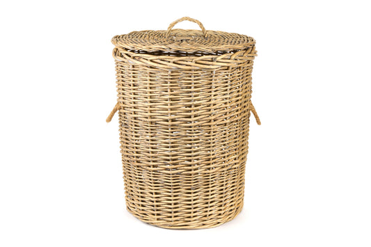 CESTO VIMINI CON COPERCHIO - NUVOLE DI STOFFA