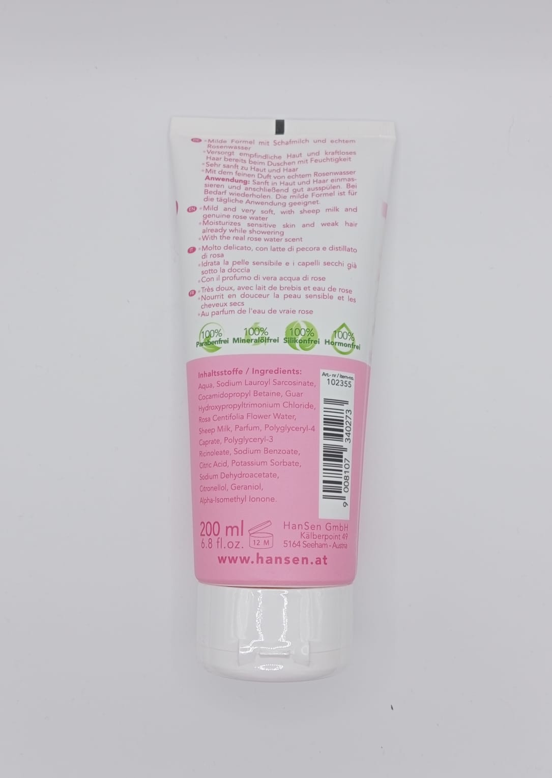 SHAMPOO DOCCIA - OVIS - ROSA