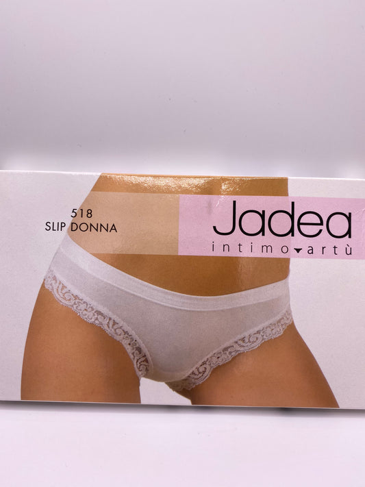 SLIP JADEA IN COTONE MODAL E PIZZO GIROGAMBA Cod. art. 518