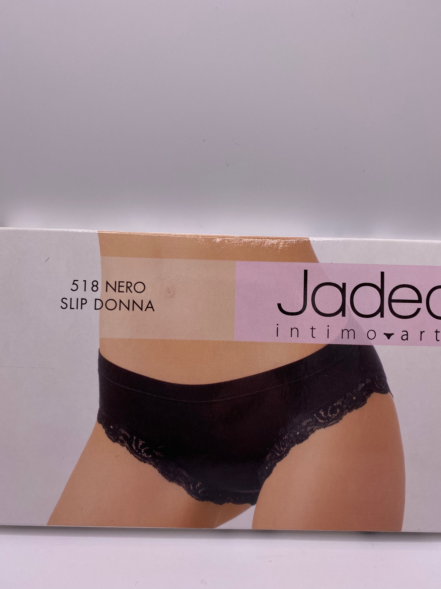 SLIP JADEA IN COTONE MODAL E PIZZO GIROGAMBA Cod. art. 518