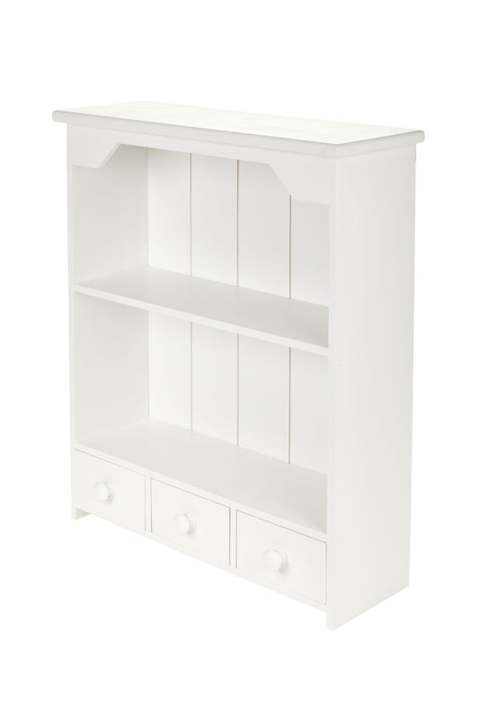 MOBILETTO IN LEGNO BIANCO - NUVOLE DI STOFFA