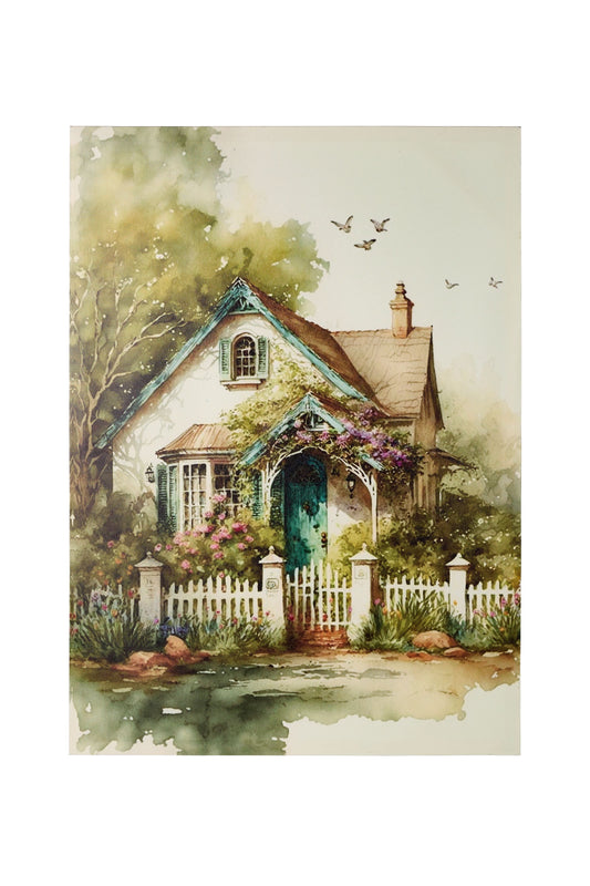 QUADRO CASALE - NUVOLE DI STOFFA