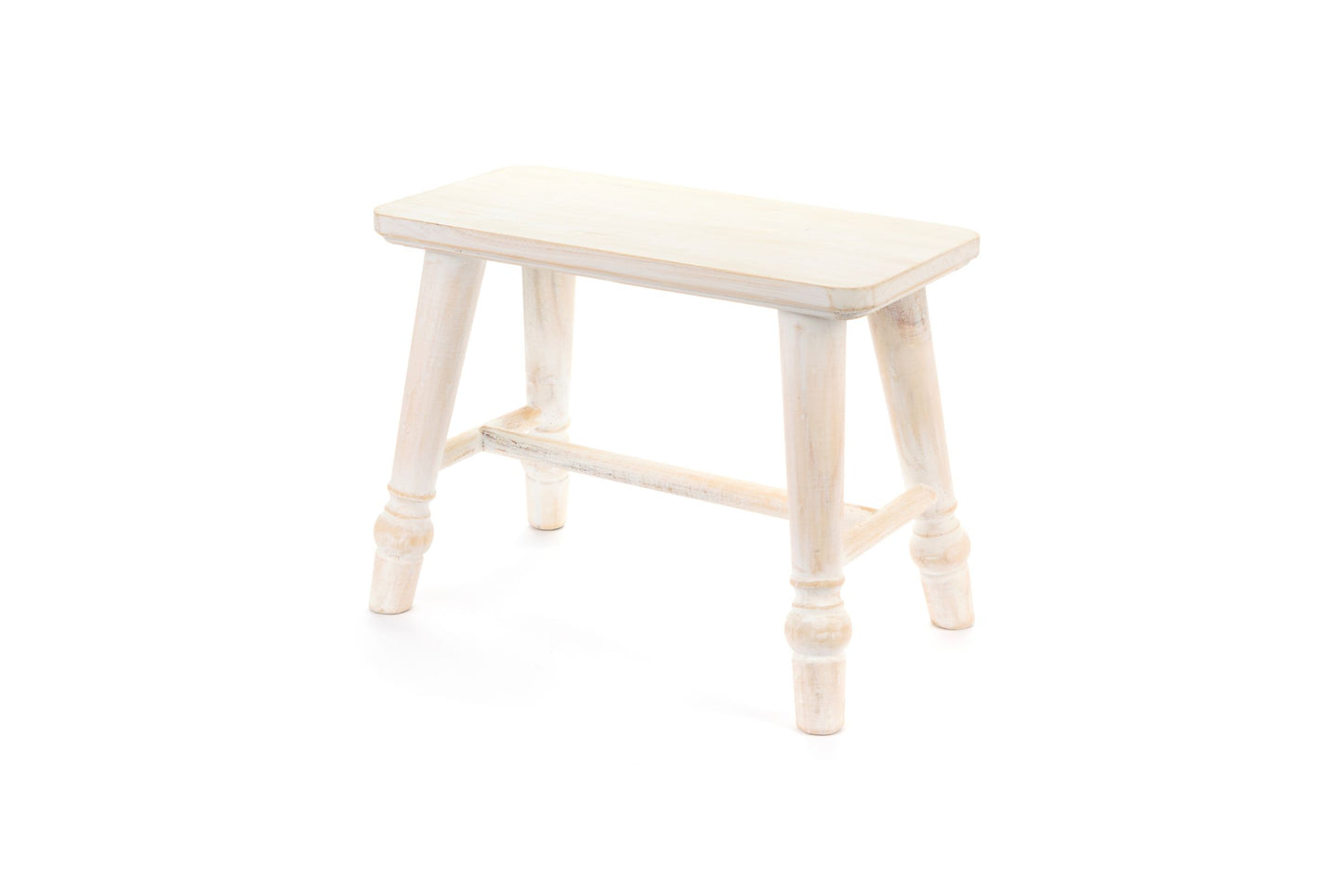 SGABELLO IN LEGNO - NUVOLE DI STOFFA