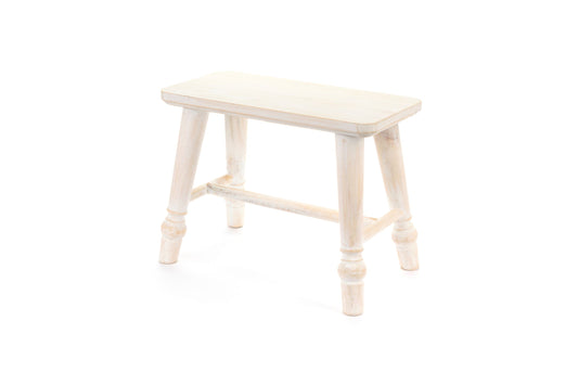 SGABELLO IN LEGNO - NUVOLE DI STOFFA