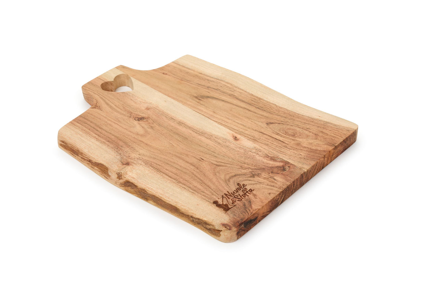 TAGLIERE IN LEGNO - NUVOLE DI STOFFA