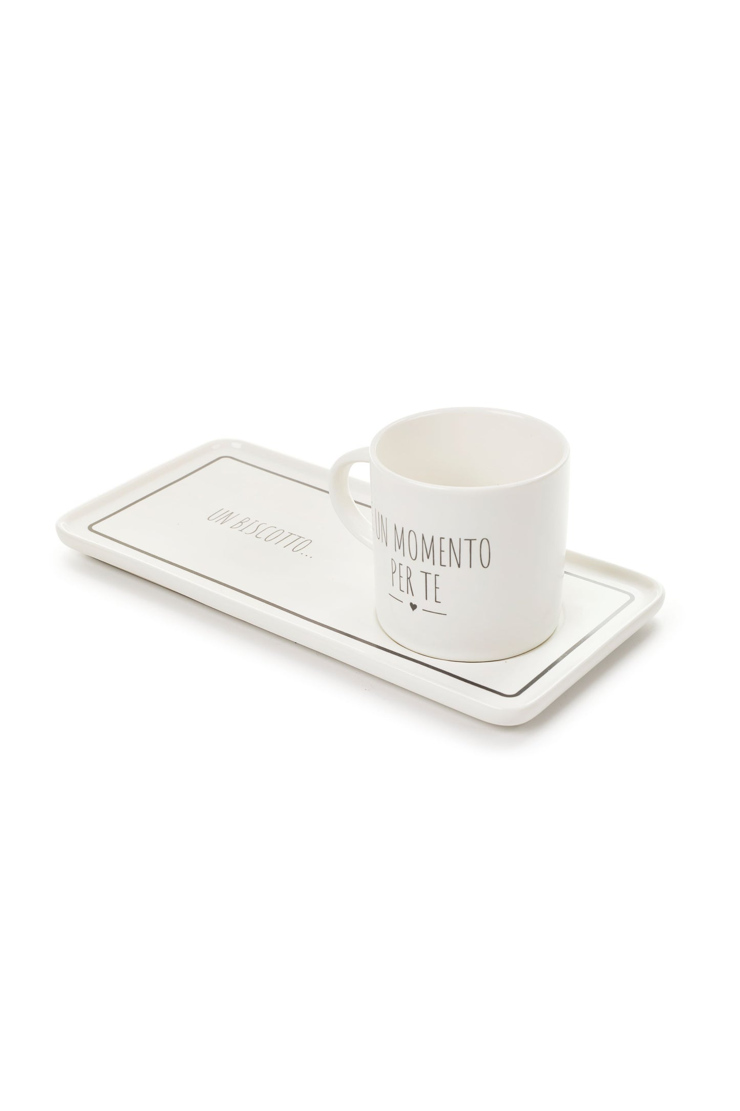 TAZZA CON VASSOIO - MY HOME - NUVOLE DI STOFFA