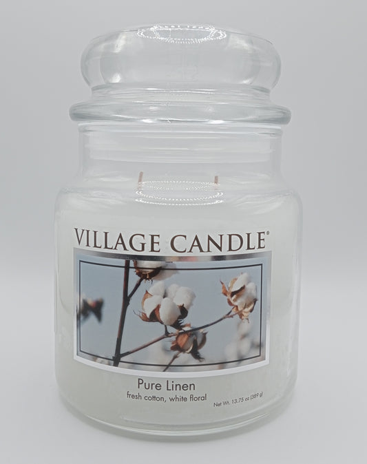 PURE LINEN GIARA VILLAGE CANDLE