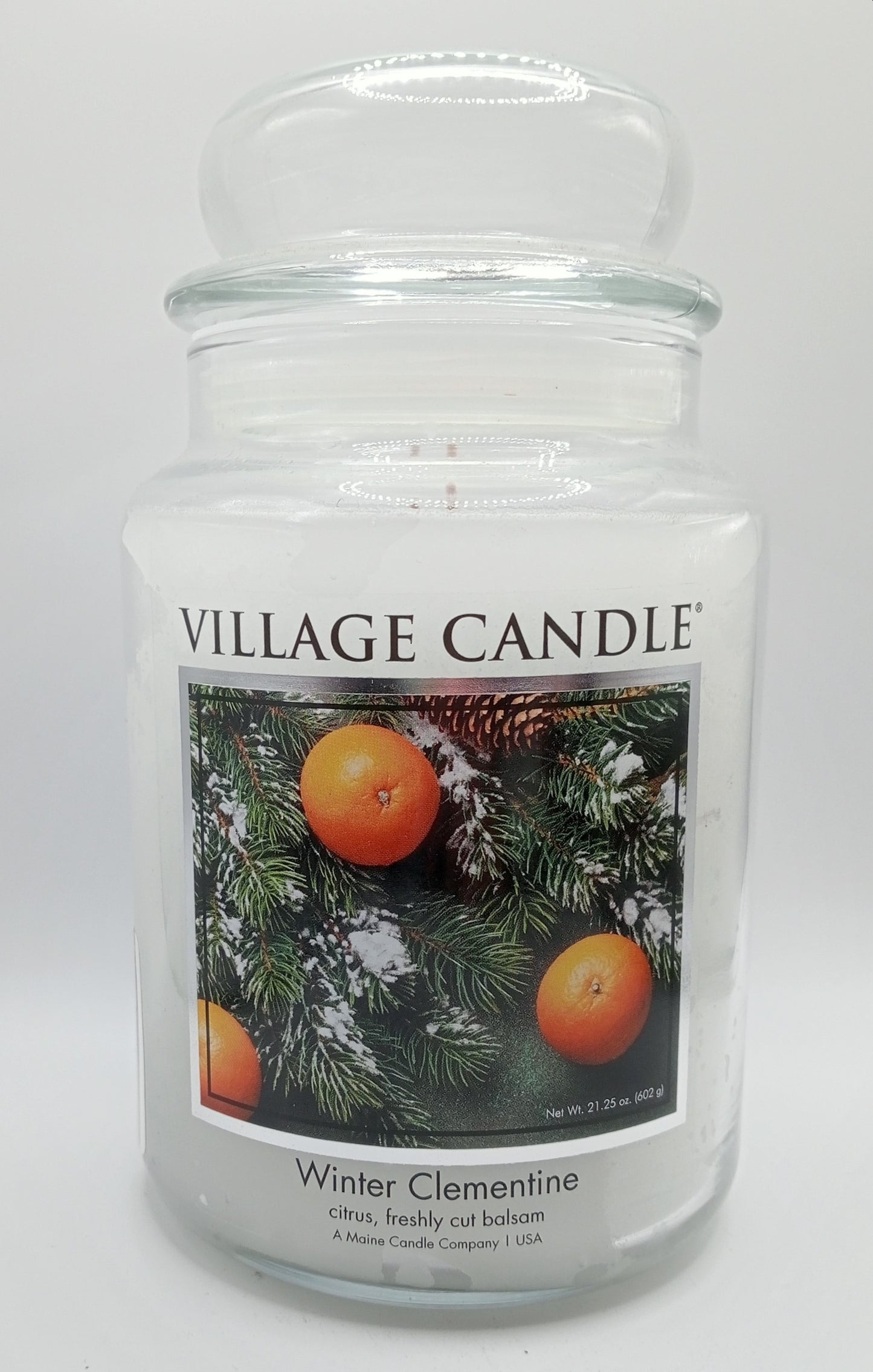 WINTER CLEMENTINE GIARA - VILLAGE CANDLE