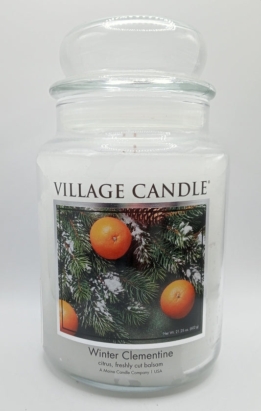 WINTER CLEMENTINE GIARA - VILLAGE CANDLE