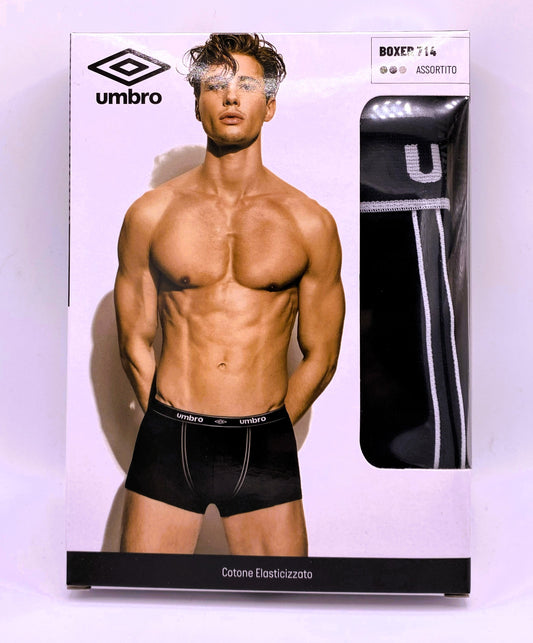 SET 3 PEZZI - BOXER UMBRO