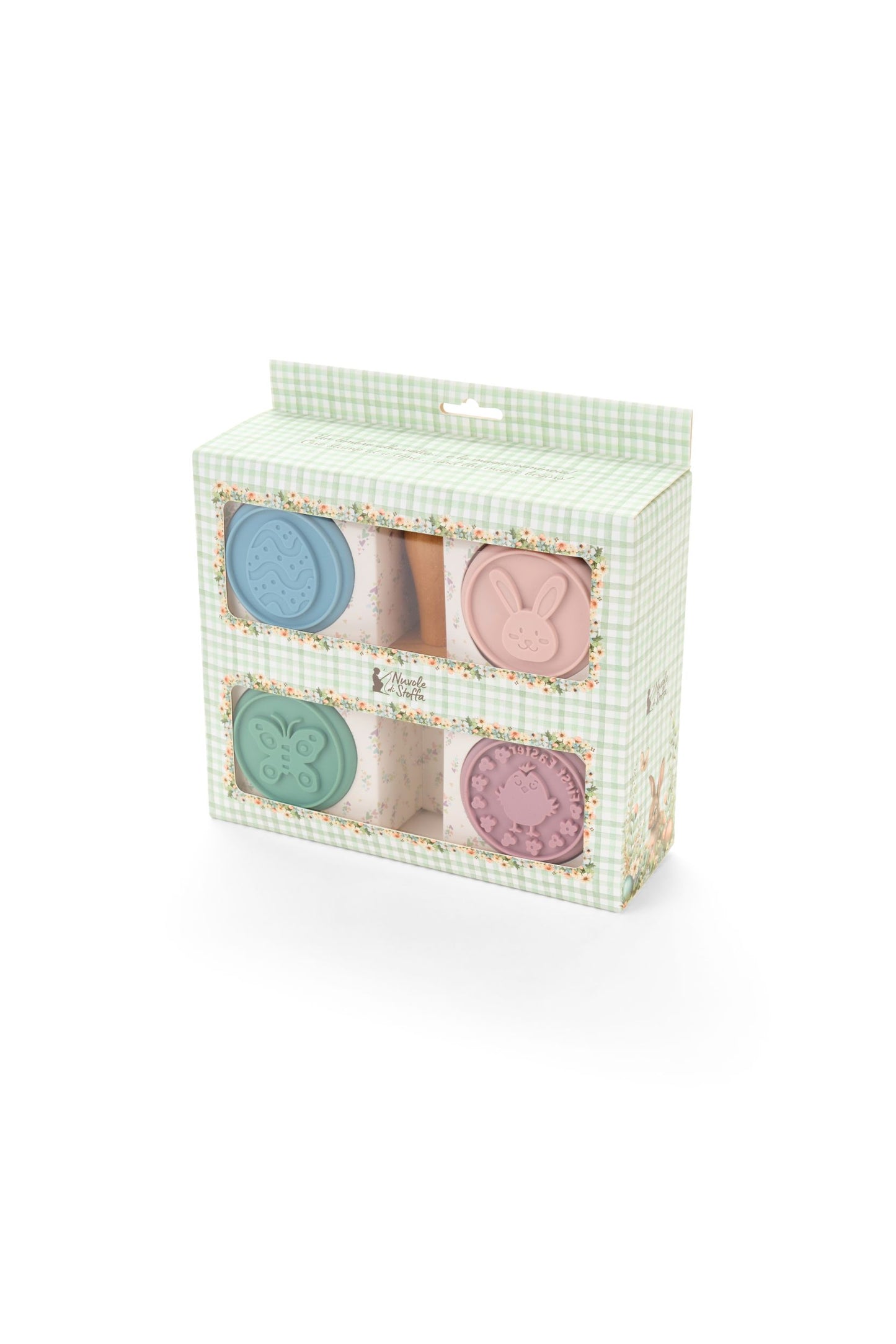 SET 5 TIMBRI IN SILICONE DA DOLCI RABBIT PEPEN - NUVOLE DI STOFFA