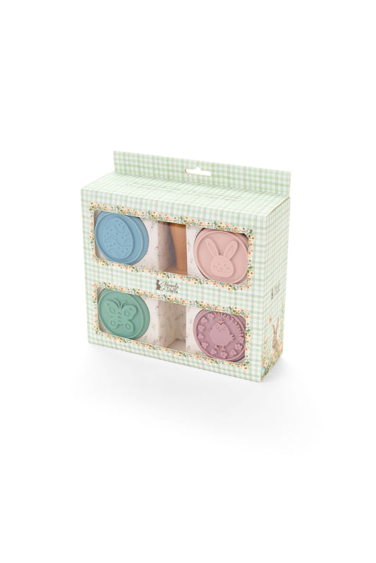 SET 5 TIMBRI IN SILICONE DA DOLCI RABBIT PEPEN - NUVOLE DI STOFFA