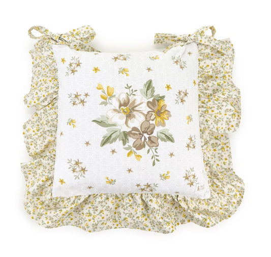 CUSCINO SEDIA CON BALZE CLARISSA - Nuvole di Stoffa