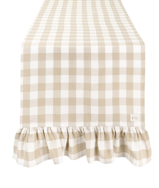 RUNNER CON BALZE CLARISSA - Nuvole di Stoffa