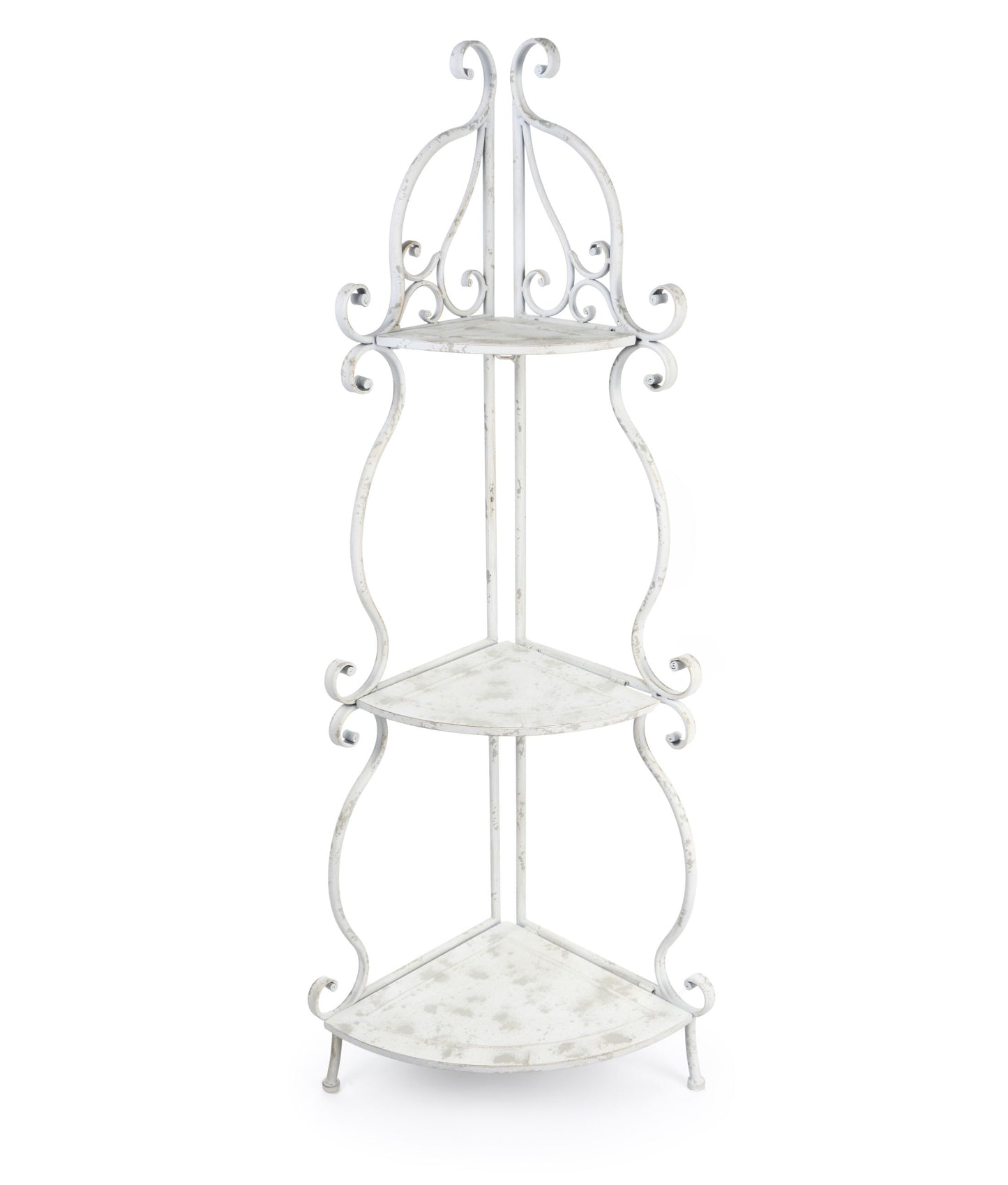 SCAFFALE ANGOLARE IN METALLO - Nuvole di Stoffa