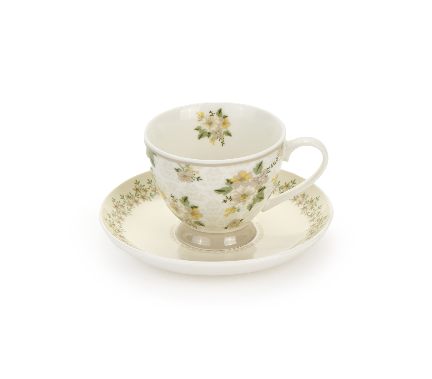 TAZZA DA THE CON PIATTINO CLARISSA - Nuvole di Stoffa