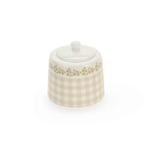 ZUCCHERIERA IN PORCELLANA CLARISSA - Nuvole di Stoffa