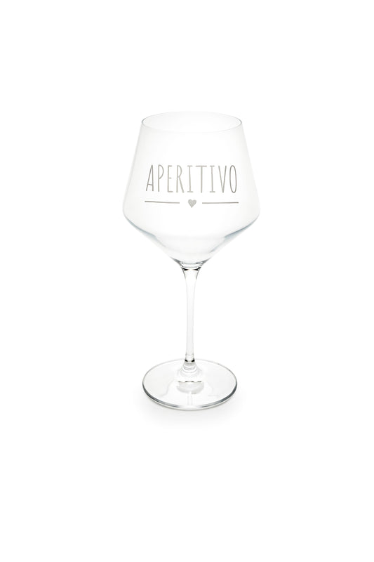 CALICE IN VETRO - APERITIVO - NUVOLE DI STOFFA