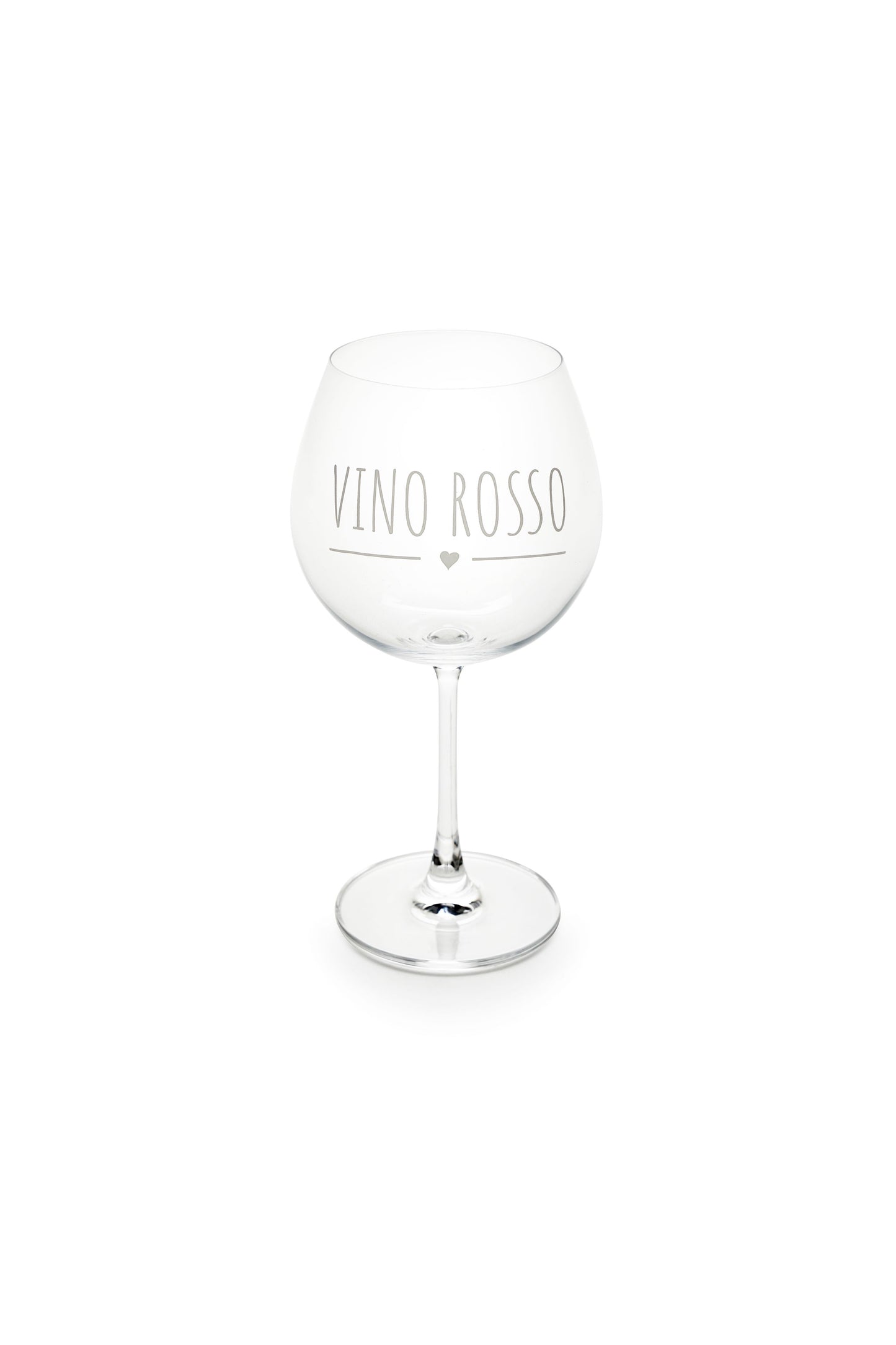 CALICE IN VETRO - VINO ROSSO - NUVOLE DI STOFFA
