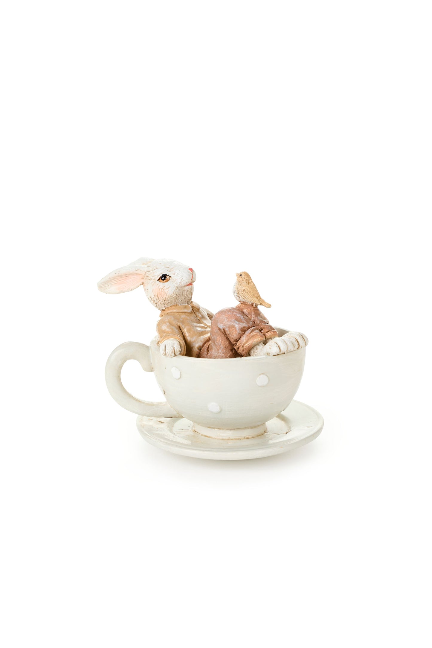 CONIGLI IN RESINA - NUVOLE DI STOFFA