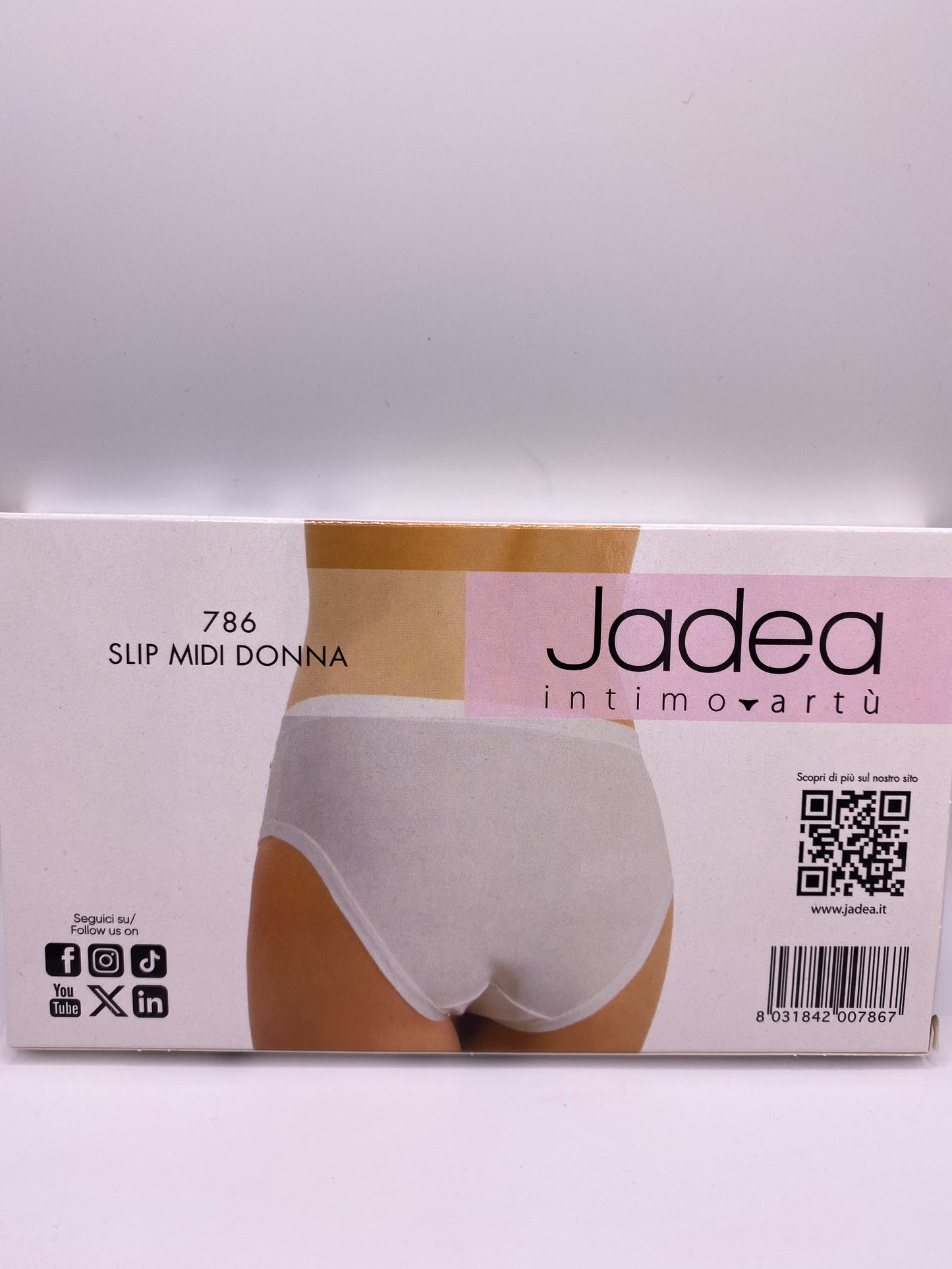 SLIP JADEA MIDI IN COTONE MODAL Cod. art. 786