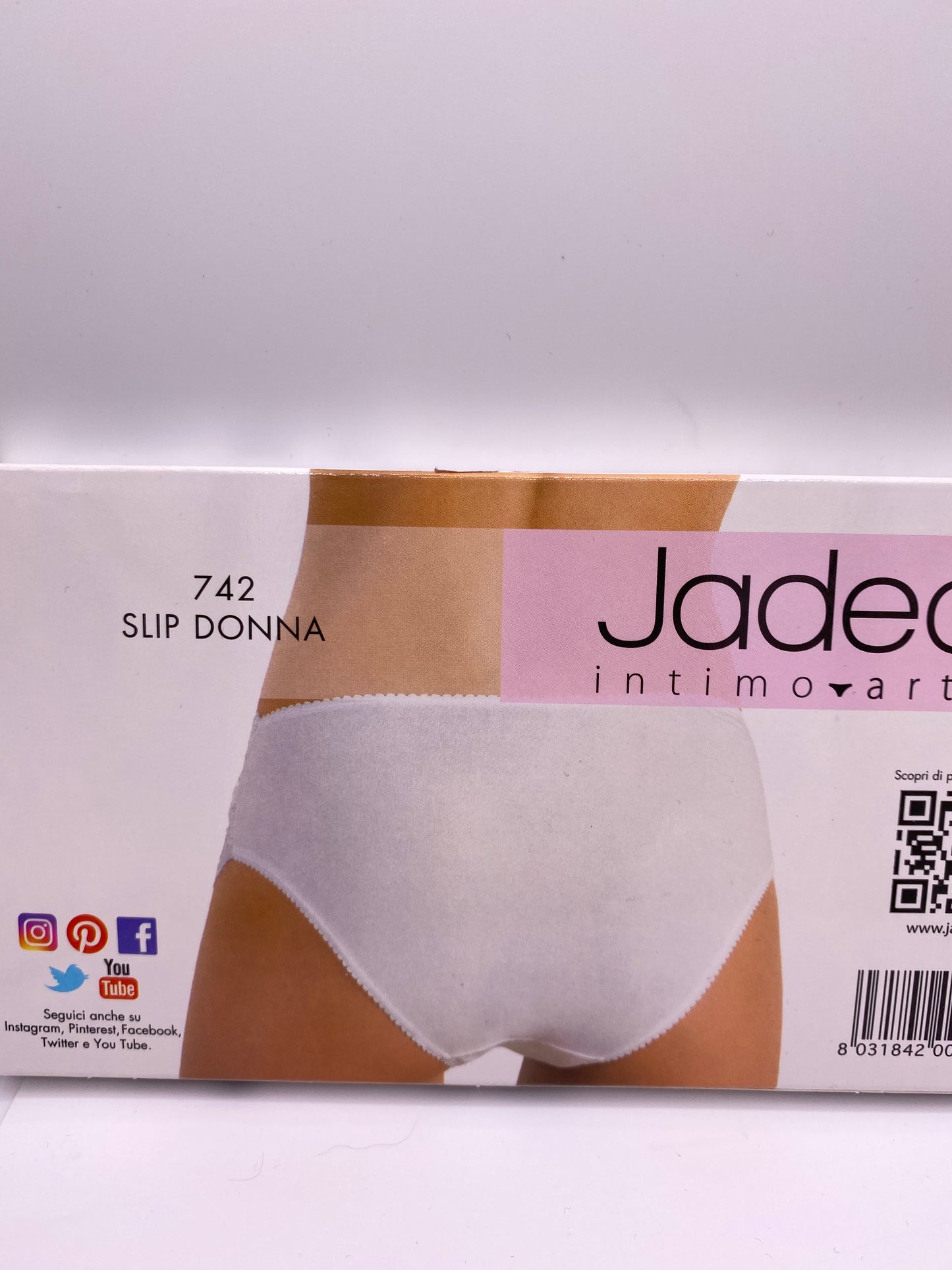 SLIP IN COTONE MODAL E PIZZO Cod. art. 742