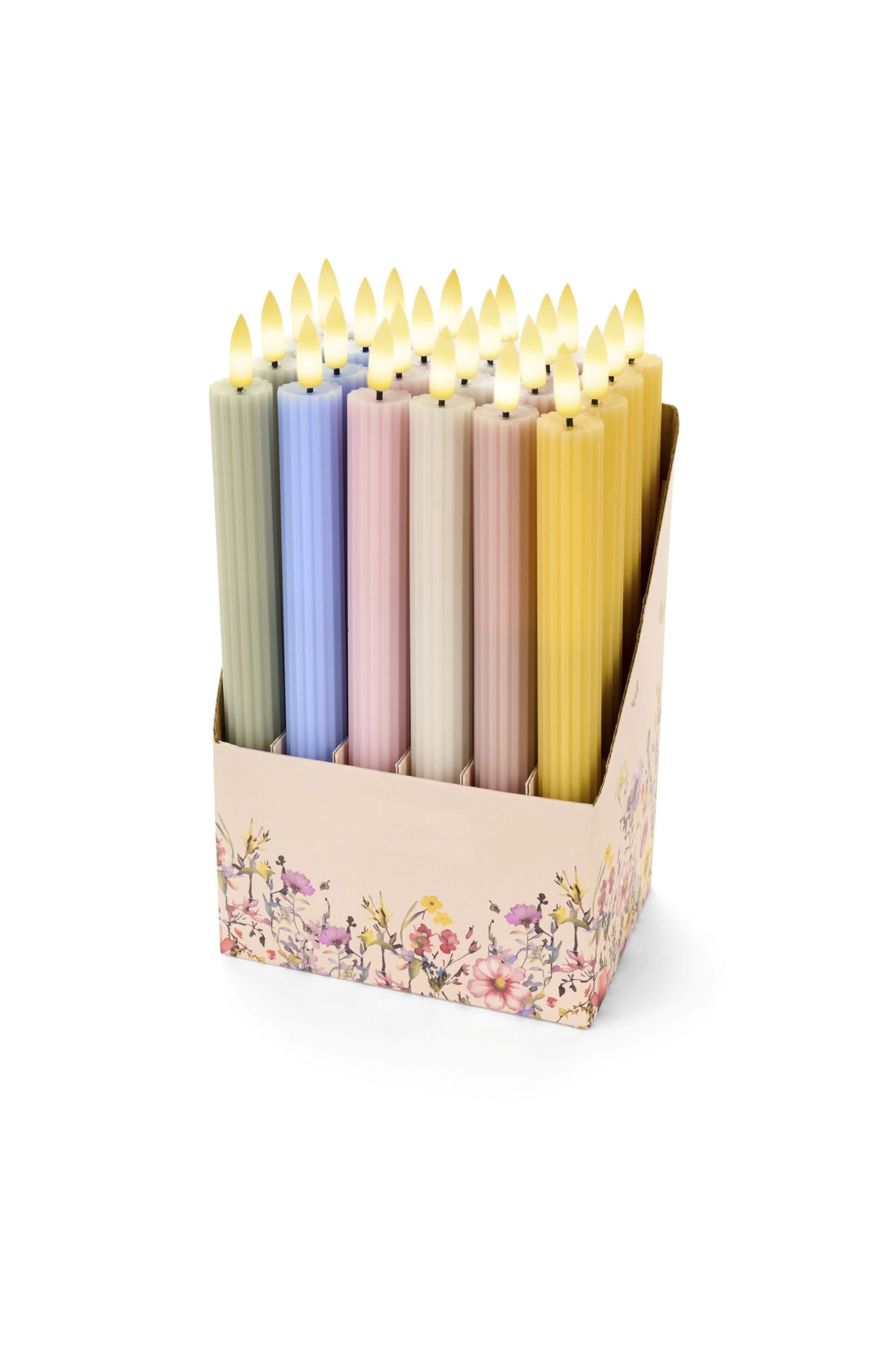 CANDELE LED - NUVOLE DI STOFFA