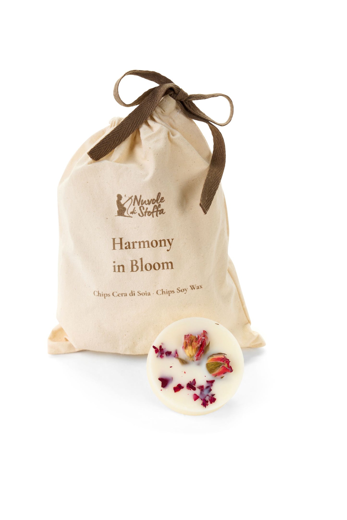 SET CHIPS DI CERA E BRUCIATORE HARMINY IN BLOOM - NUVOLE DI STOFFA