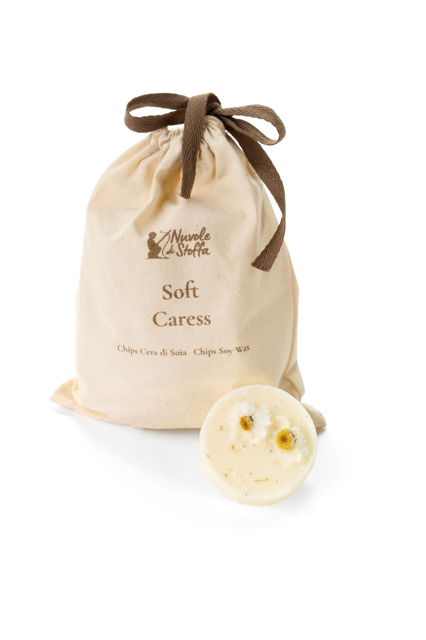 SET CHIPS DI CERA E BRUCIATORE SOFT CARESS - NUVOLE DI STOFFA