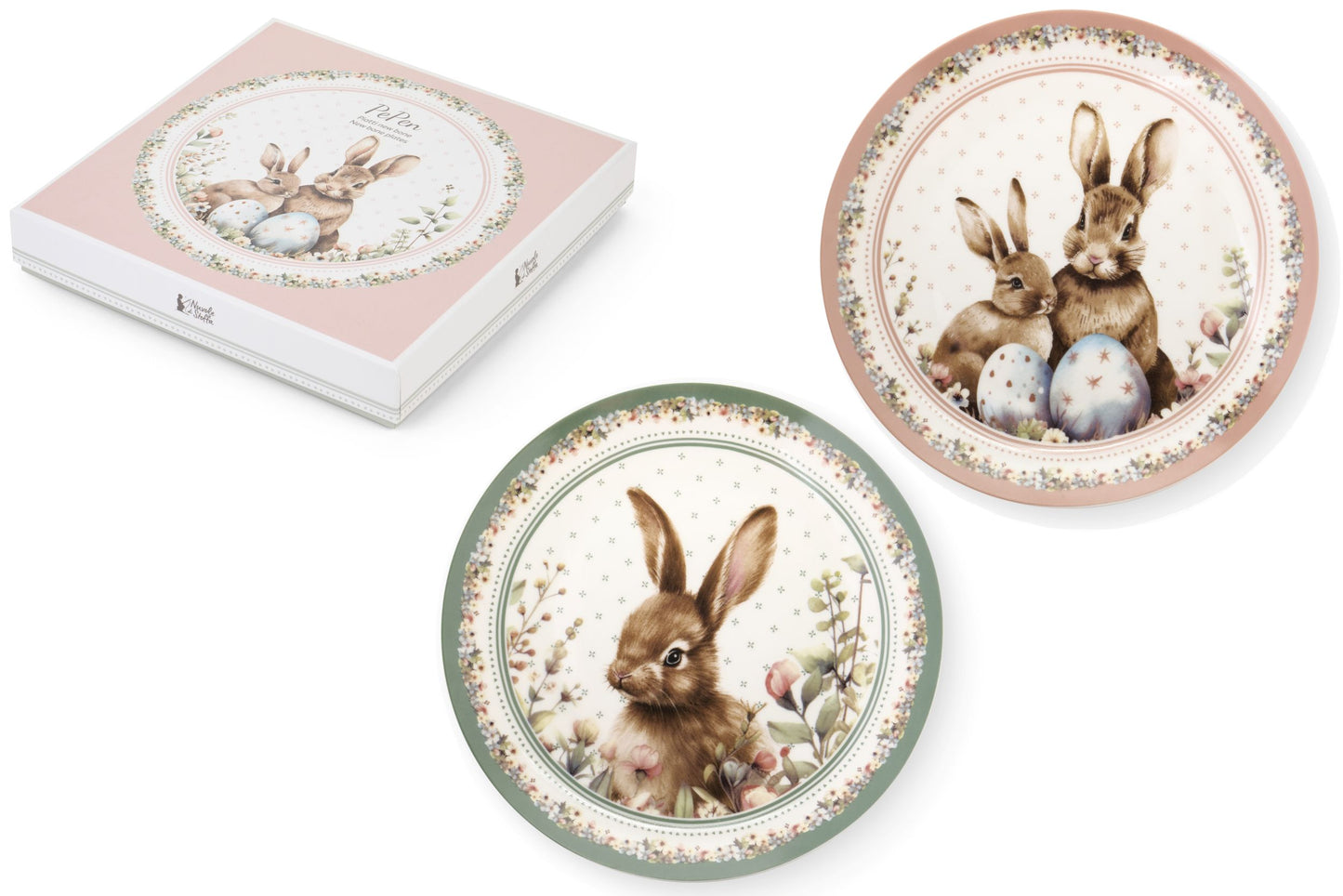 SET 2 PIATTINI RABBIT PEPEN - NUVOLE DI STOFFA