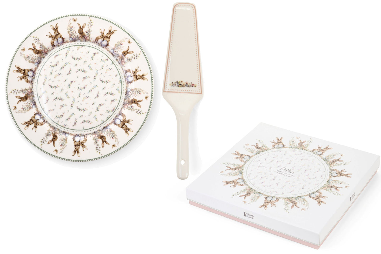 SET PIATTO E PALETTA RABBIT PEPEN - NUVOLE DI STOFFA