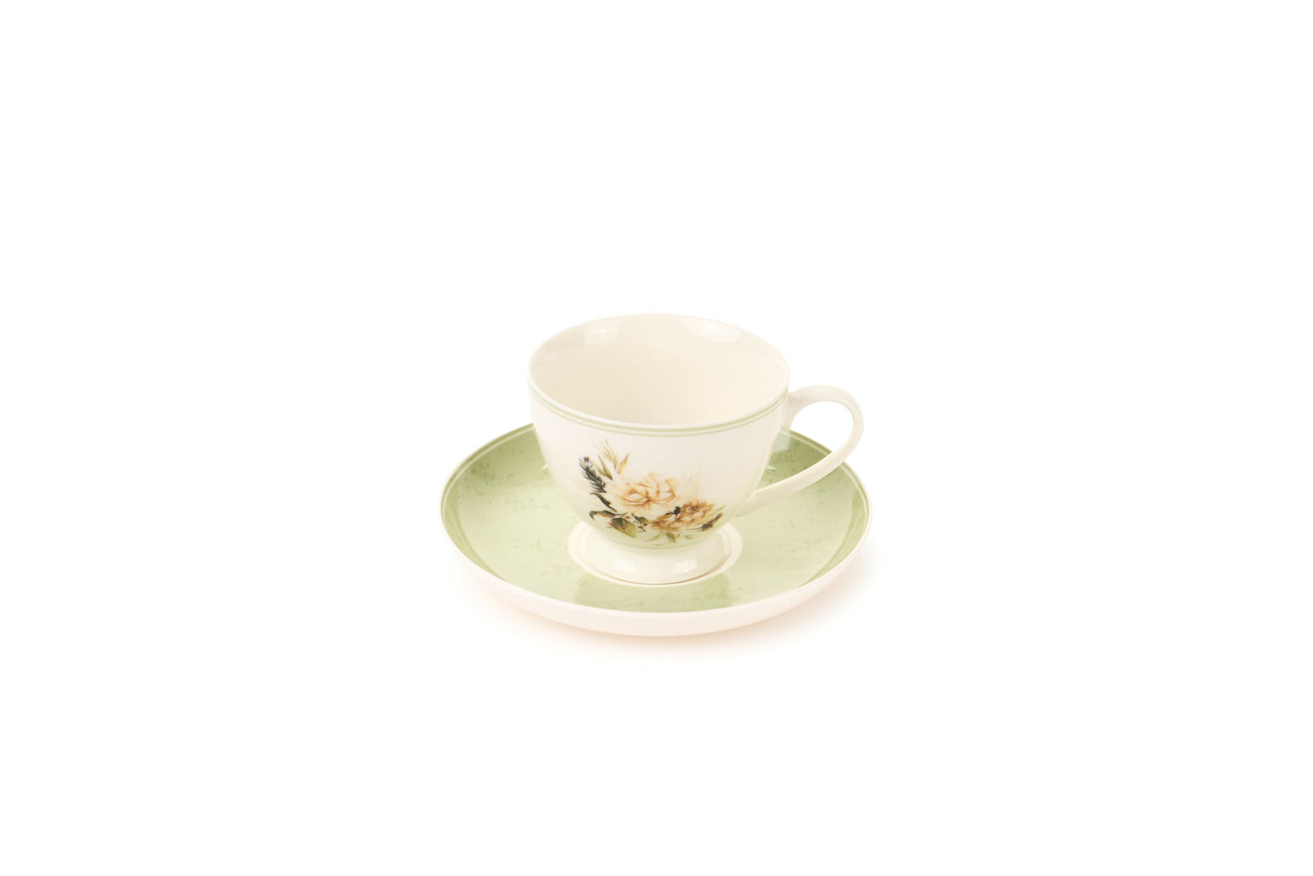 TAZZA CON PIATTINO FLOWER GARDEN - NUVOLE DI STOFFA